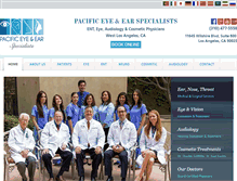 Tablet Screenshot of pacificspecialists.com